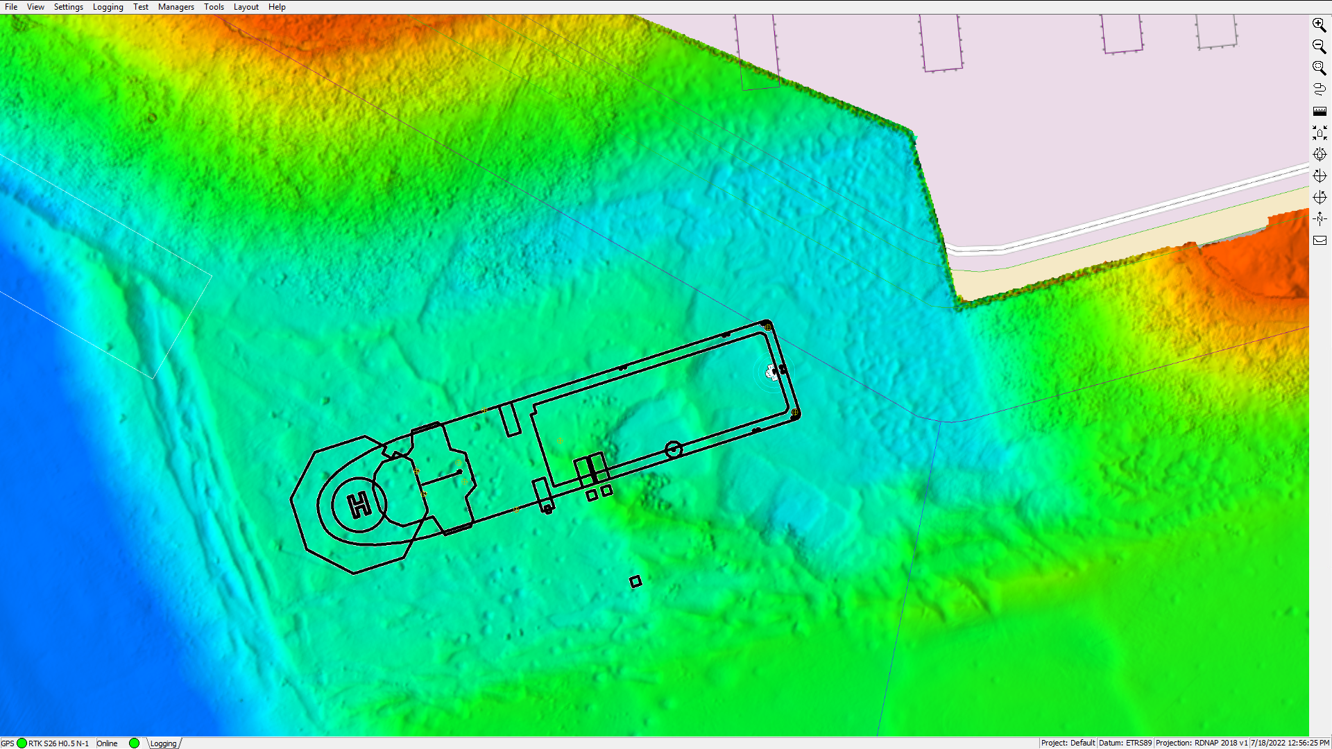 Widok cieniowania w Viking